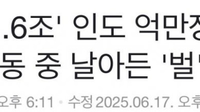 인도 억만장자, 운동 중 날아든 '벌' 삼켜 사망