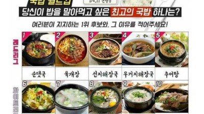 국밥 월드컵