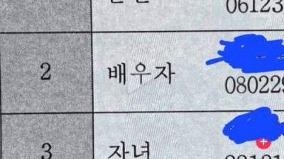 어떤 집의 가족관계증명서