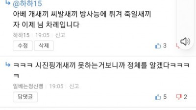 조선족인거 들킨 보배아재