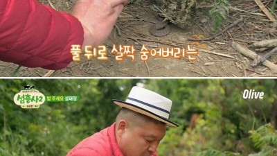 뱀솨 교감한 강호동