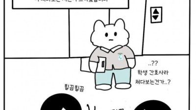 이해하기 힘든 간호사 엘베 문화