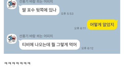야구장 몰래간 걸 아빠한테 들킨 딸 ㄷㄷ