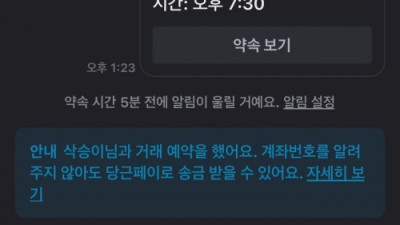 최신 당근 거래 근황