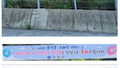 요즘 시골 마을 현수막 근황